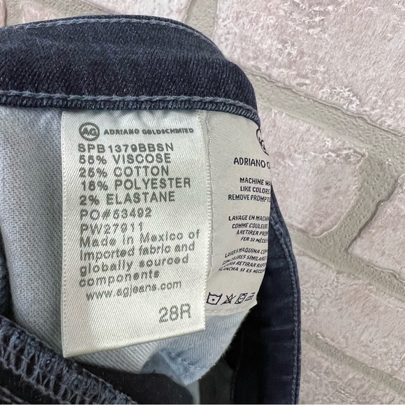Ag Adriano Goldschmield Farrah High Rise Skinny Jeans Size 28 - Picture 10 of 10